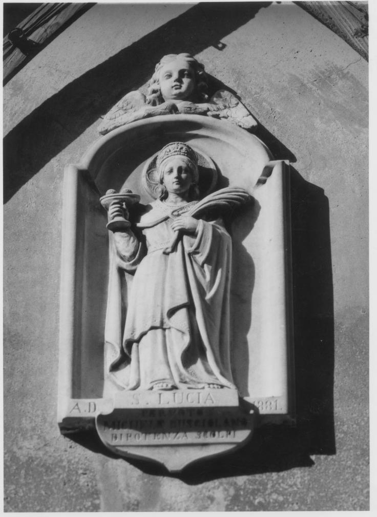 Santa Lucia (statua) di Busciolano Michele (sec. XIX)