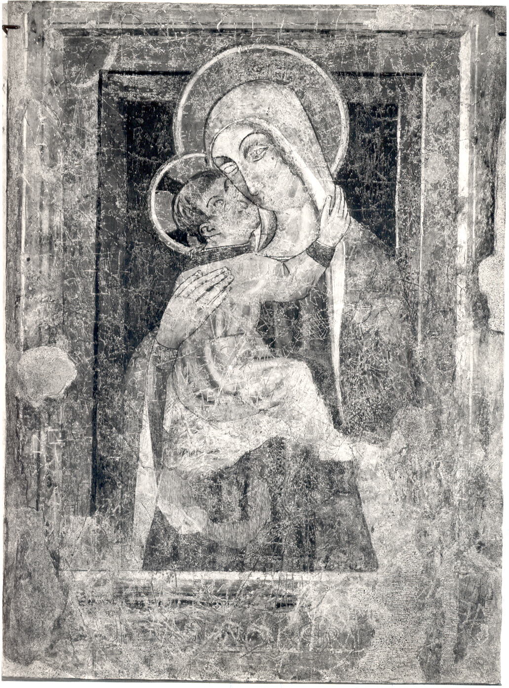 Glycophilousa, Madonna con Bambino (dipinto) di Maestro del Sepolcro di Martino de Chello (attribuito) (metà sec. XV)