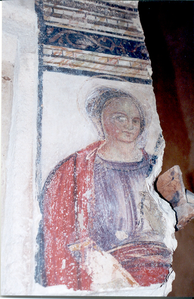 Santa Lucia (?) (dipinto) - ambito Italia meridionale (secondo quarto sec. XVI)