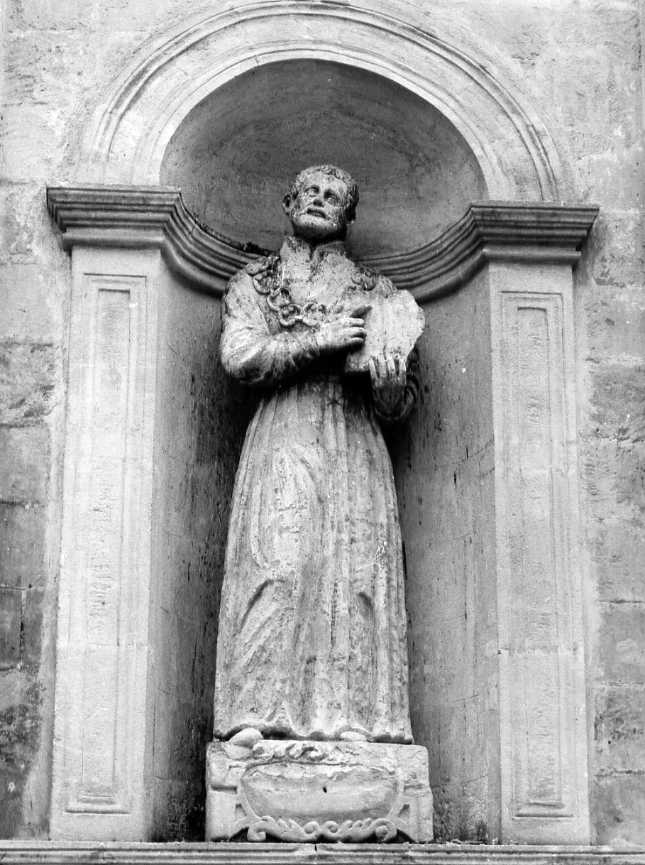 San Carlo Borromeo (statua) - bottega Italia meridionale (sec. XVII)