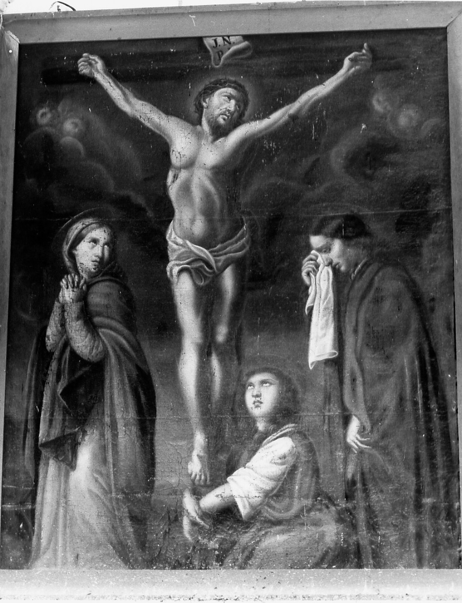crocifissione di Cristo (dipinto) - ambito Italia meridionale (secondo quarto sec. XVIII)