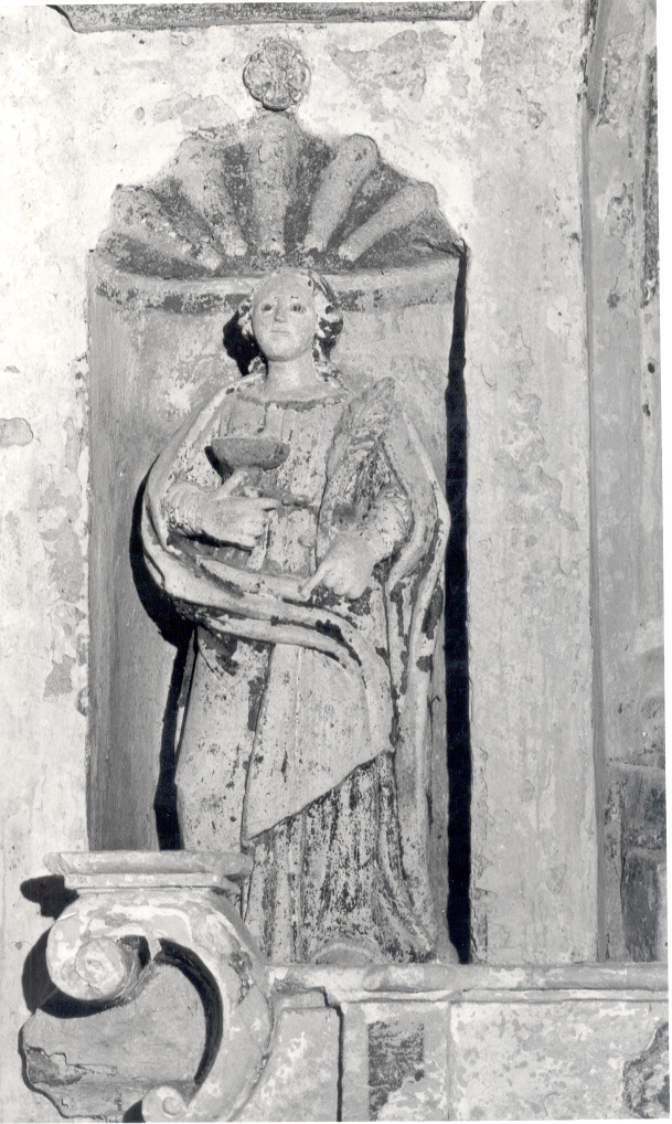 Santa Lucia (statua, opera isolata) - ambito Italia meridionale (secondo quarto sec. XVI)