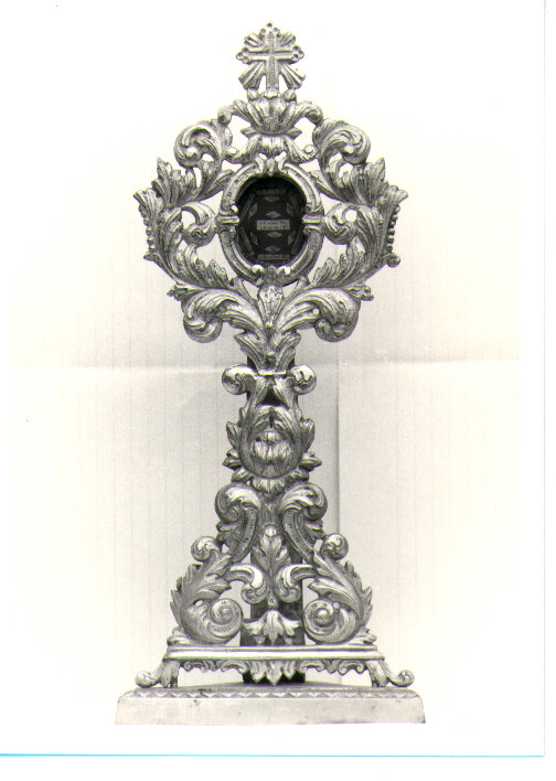 reliquiario - a ostensorio - manifattura napoletana (seconda metà sec. XIX)