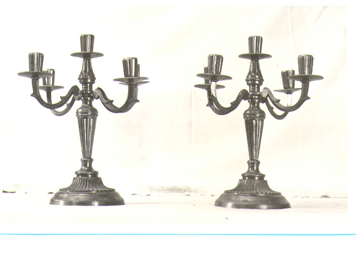 candeliere, serie - manifattura napoletana (prima metà sec. XX)