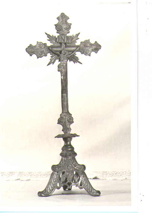 croce d'altare - manifattura napoletana (seconda metà sec. XIX)