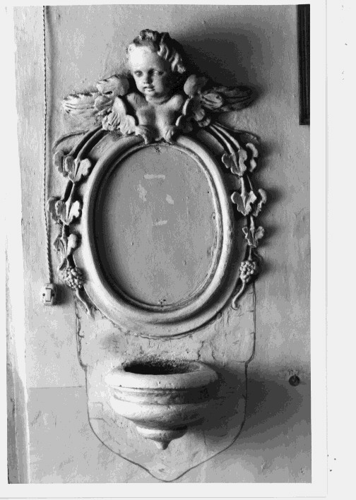 acquasantiera - bottega Italia meridionale (sec. XVII)