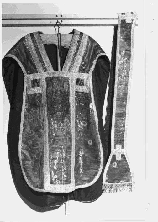 paramento liturgico - manifattura Italia meridionale (seconda metà sec. XVIII)