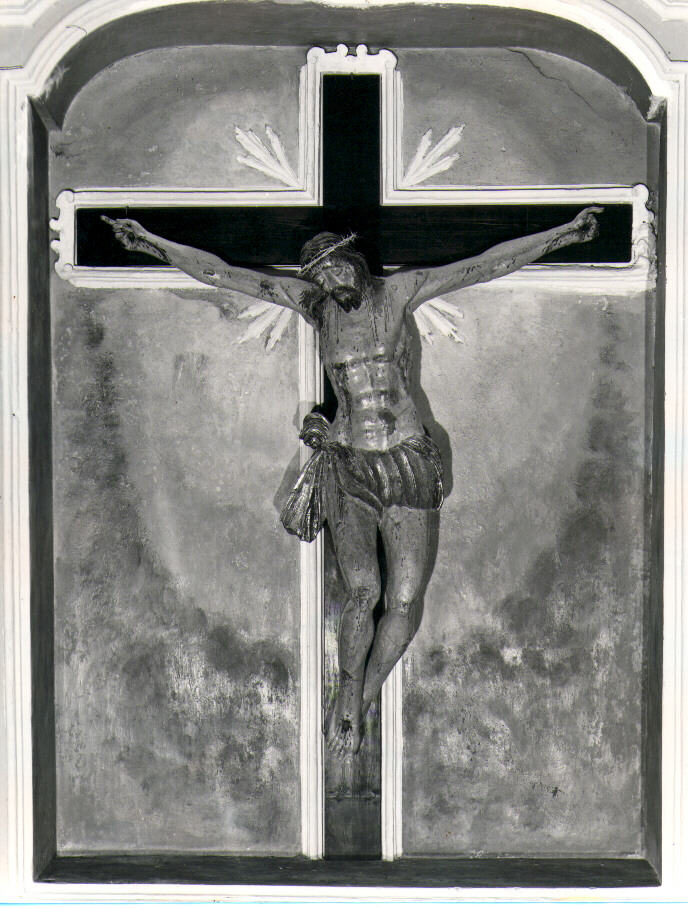 Cristo crocifisso (scultura) di Sasselli Andrea (sec. XVII)
