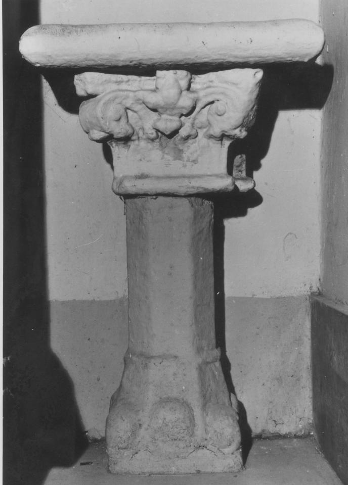 colonnina - bottega Italia meridionale (sec. XVII)