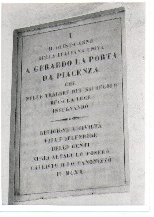 lapide - bottega Italia meridionale (sec. XIX)