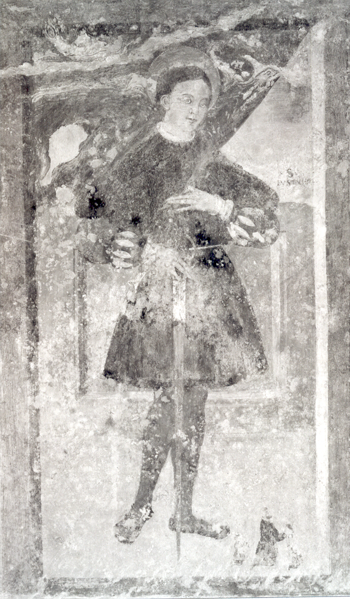 S. Eustachio (dipinto) di Maestro del Polittico di S. Pietro Caveoso (attribuito) - ambito di Simone da Firenze (secondo quarto sec. XVI)