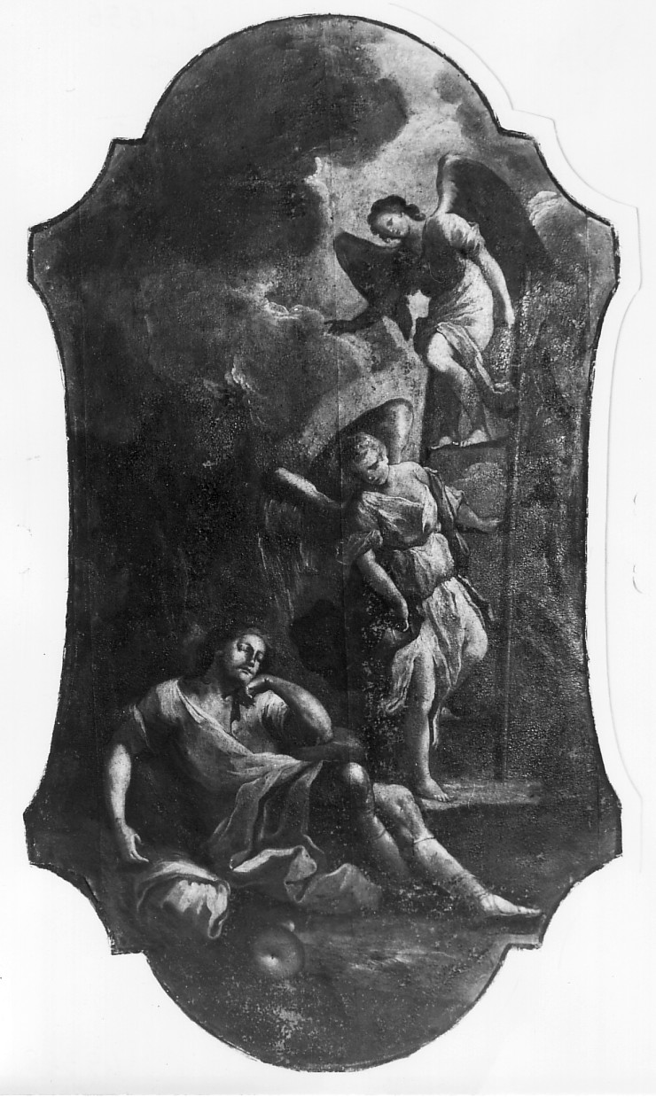 sogno di Giacobbe (dipinto) di Carella Domenico Antonio (sec. XVIII)