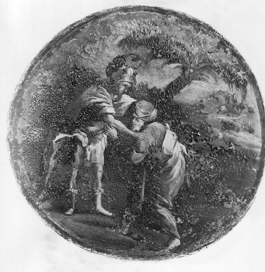 scena biblica (dipinto) di Carella Domenico Antonio (sec. XVIII)