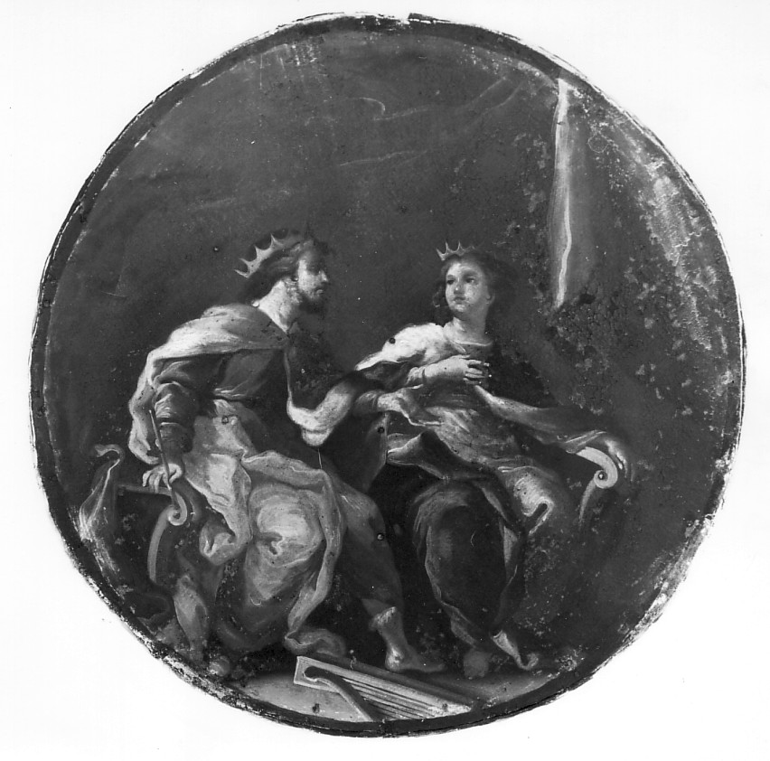 David e Bethsabea (dipinto) di Carella Domenico Antonio (sec. XVIII)
