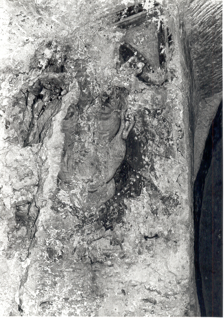 San Pietro (dipinto, frammento) - ambito Italia meridionale (terzo quarto sec. XIII)