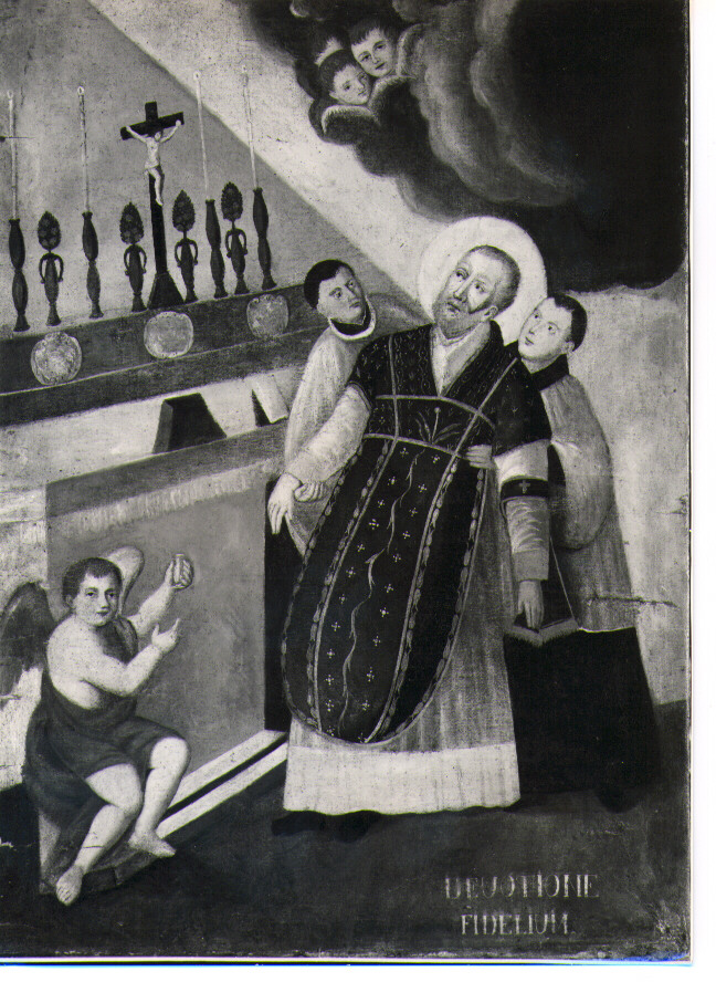 estasi di Sant'Andrea da Avellino (dipinto) - ambito Italia meridionale (fine/inizio secc. XVIII/ XIX)