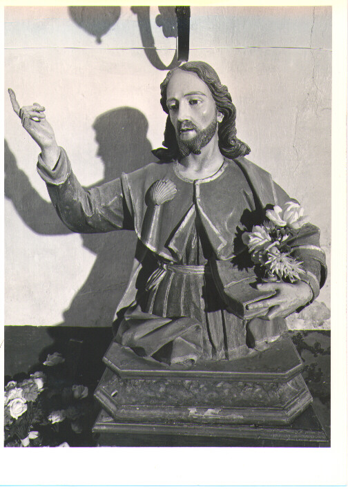 San Giacomo apostolo (busto) - bottega napoletana (fine/inizio secc. XVIII/ XIX)