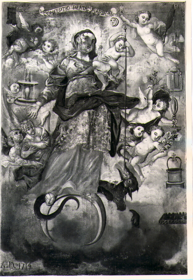 Madonna Immacolata (dipinto) - ambito Italia meridionale (sec. XVIII)