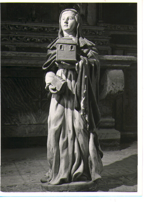 Santa Caterina da Siena (scultura) - bottega lucana (fine sec. XIX)