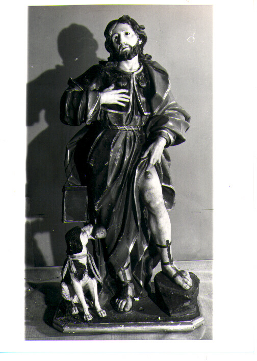 San Rocco (statua) - bottega napoletana (prima metà sec. XIX)