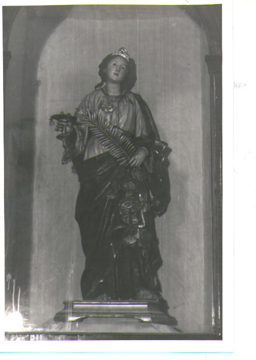 Santa Lucia (statua) - bottega Italia meridionale (seconda metà sec. XIX)