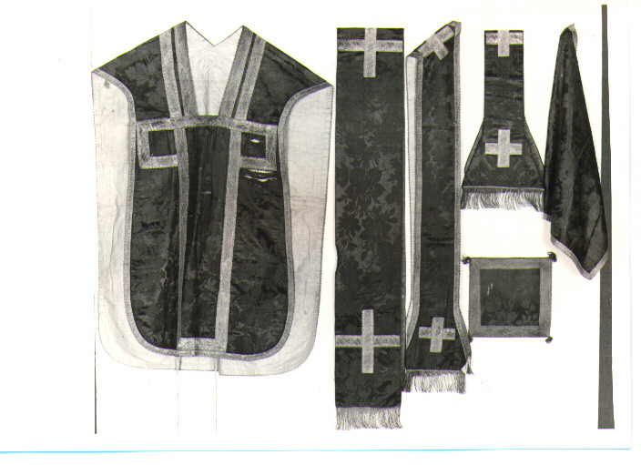 paramento liturgico, insieme - manifattura napoletana (inizio sec. XIX)