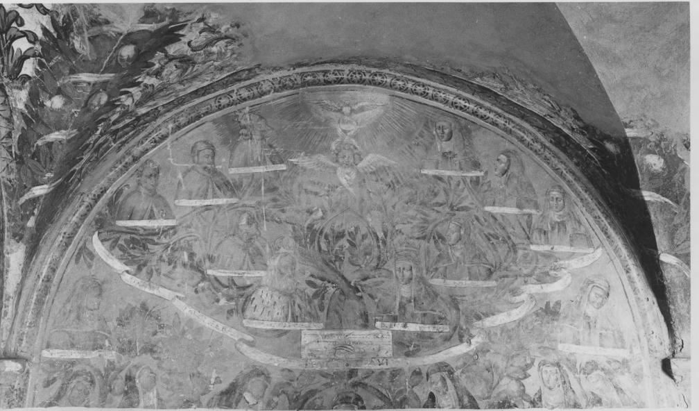 Albero genealogico dell'Ordine terziario francescano (dipinto) di Sciarra Giuseppe (sec. XVII)