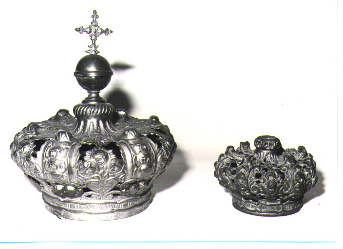 corona da statua - bottega Italia meridionale (sec. XIX)