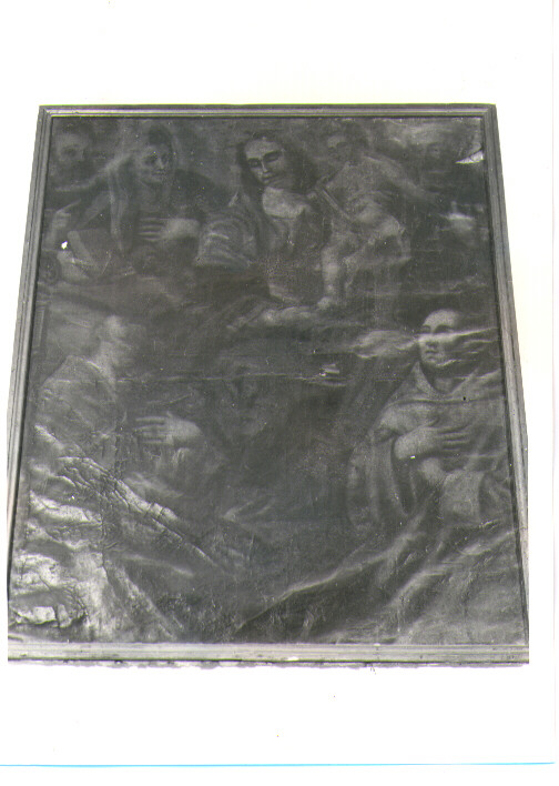 Sacra Famiglia e Santi (dipinto) - ambito Italia meridionale (sec. XVIII)