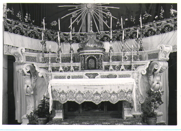 altare maggiore - bottega Italia meridionale (prima metà sec. XVIII)