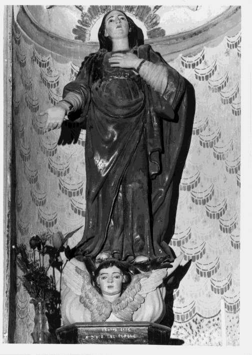 Madonna Immacolata (scultura) - bottega Italia meridionale (prima metà sec. XIX)
