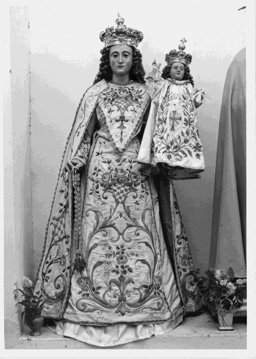 Madonna del Rosario (statua) - bottega Italia meridionale (prima metà sec. XIX)