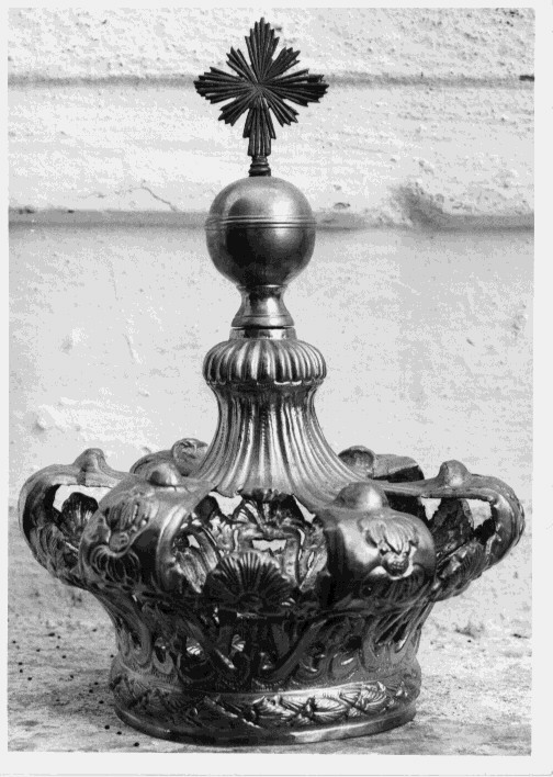 corona da statua - bottega Italia meridionale (sec. XIX)