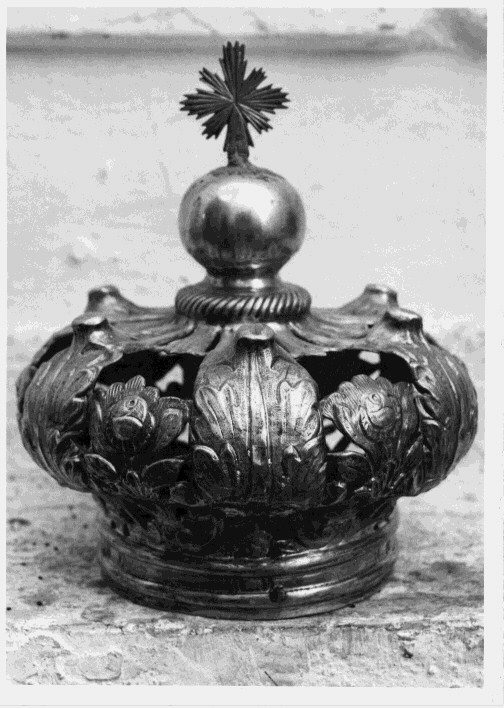 corona da statua - bottega Italia meridionale (sec. XIX)