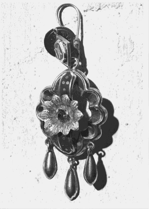 orecchino - a pendente, coppia - bottega Italia meridionale (sec. XIX)