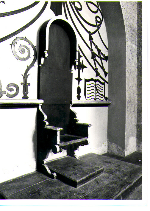 cattedra episcopale - bottega Italia meridionale (sec. XX)