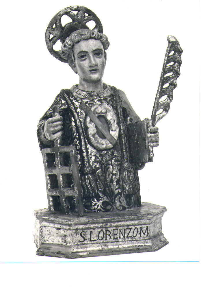 San Lorenzo (reliquiario - a busto) - bottega Italia meridionale (sec. XVII)