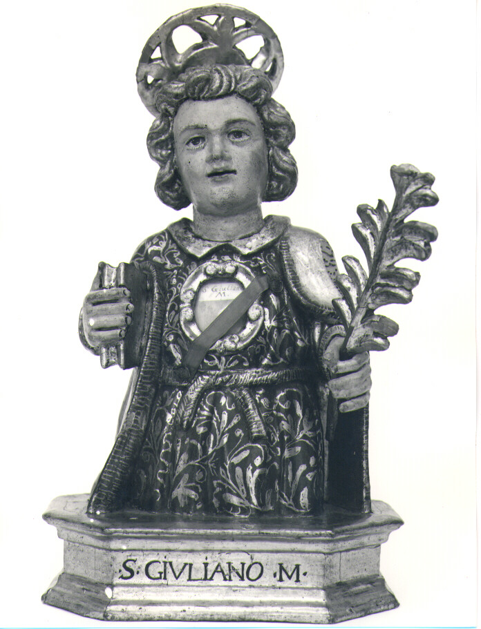 San Giuliano Martire (reliquiario - a busto) - bottega Italia meridionale (sec. XVII)