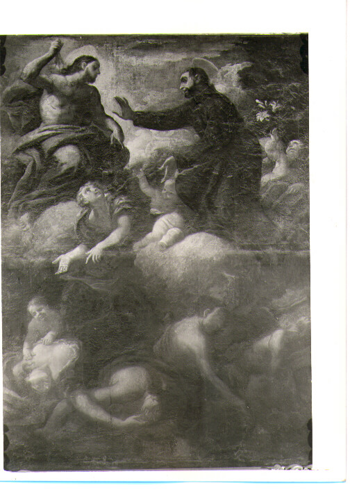 San Gaetano invoca clemenza contro la peste, San Gaetano (dipinto) di Miglionico Antonio (attribuito) (primo quarto sec. XVIII)