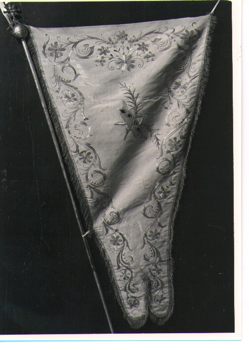 asta di stendardo processionale - bottega napoletana (sec. XIX)