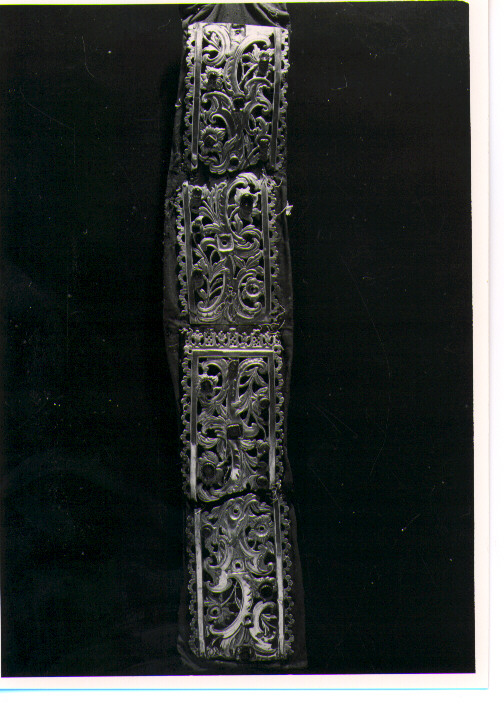 decorazione plastica, frammento - bottega napoletana (fine sec. XVIII)