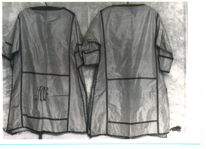 tunicella, serie - manifattura napoletana (fine/inizio secc. XVIII/ XIX)