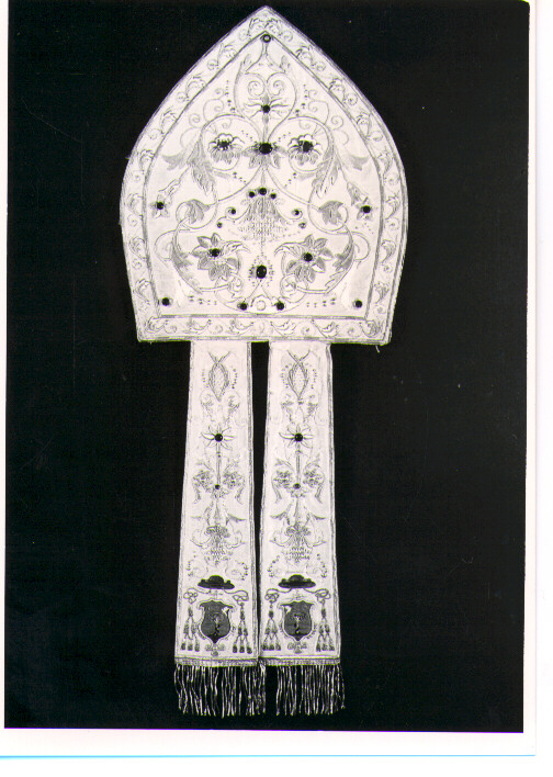 mitria - manifattura napoletana (fine/inizio secc. XIX/ XX)