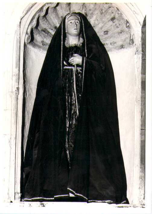 Madonna Addolorata (scultura) - bottega Italia meridionale (sec. XIX)
