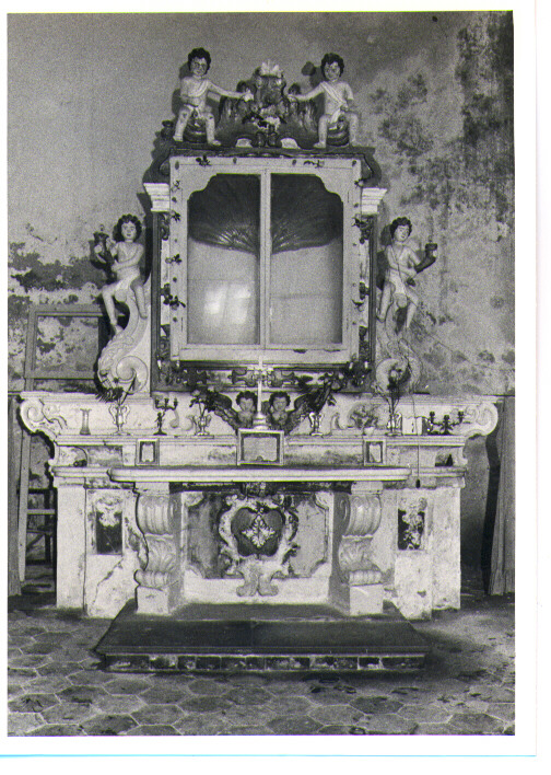 altare - a mensa - bottega Italia meridionale (fine/inizio secc. XVIII/ XIX)