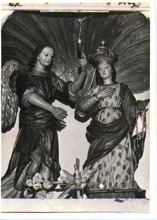 Annunciazione (gruppo scultoreo) - bottega Italia meridionale (fine/inizio secc. XVIII/ XIX)