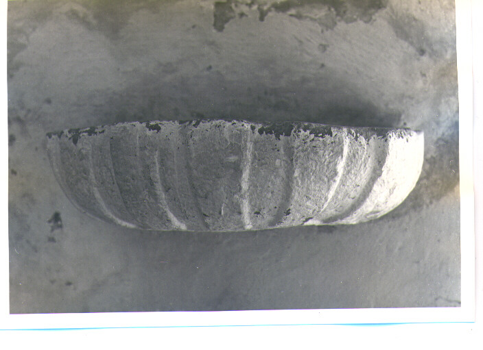 acquasantiera da parete - bottega Italia meridionale (sec. XIX)