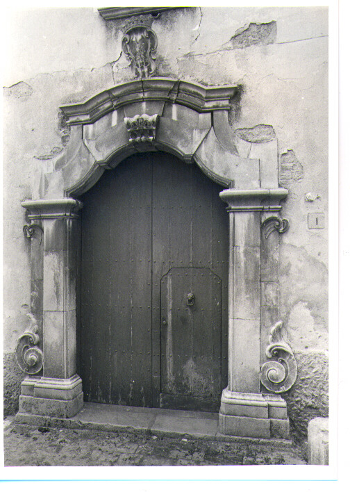 mostra di portale - bottega Italia meridionale (sec. XVIII)