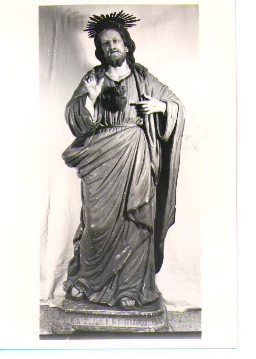 Sacro Cuore di Gesù (statua) - bottega napoletana (seconda metà sec. XIX)