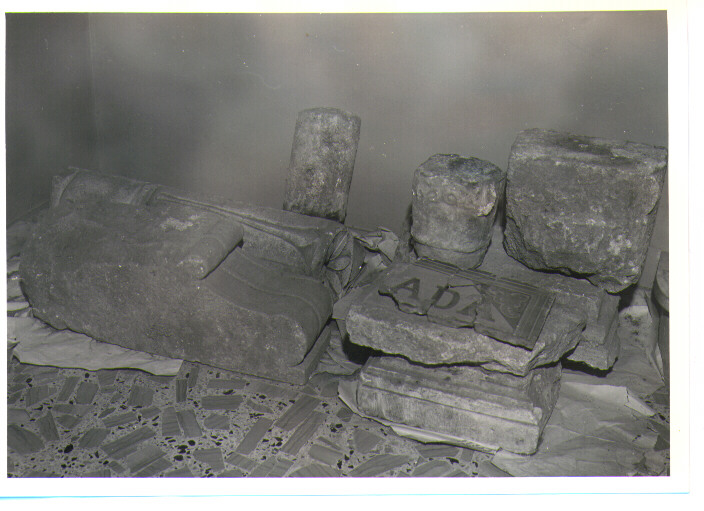 targa, frammento - bottega lucana (sec. XIX)